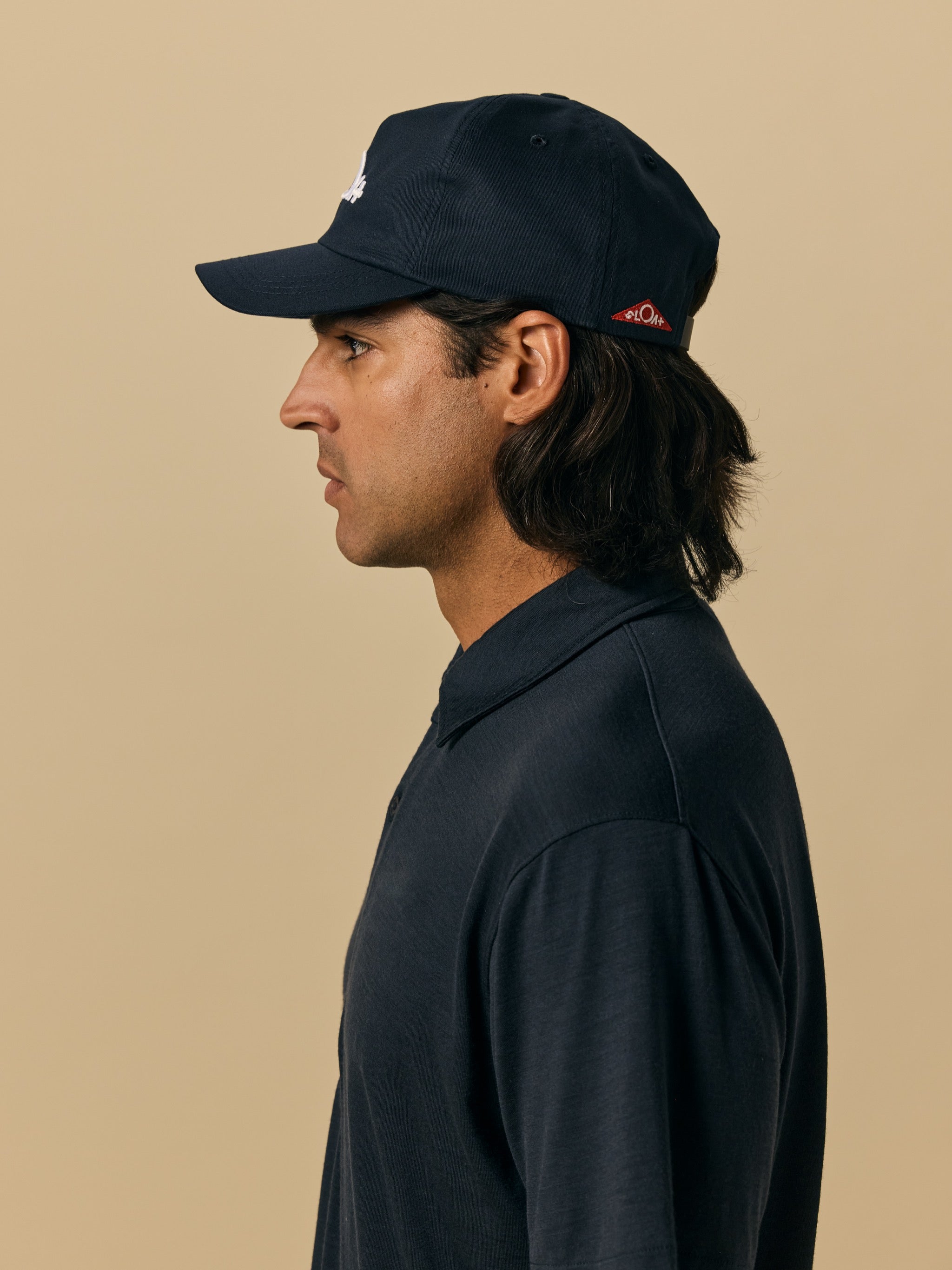 Organic Cotton Five Panel Hat in Navy [color:Navy]