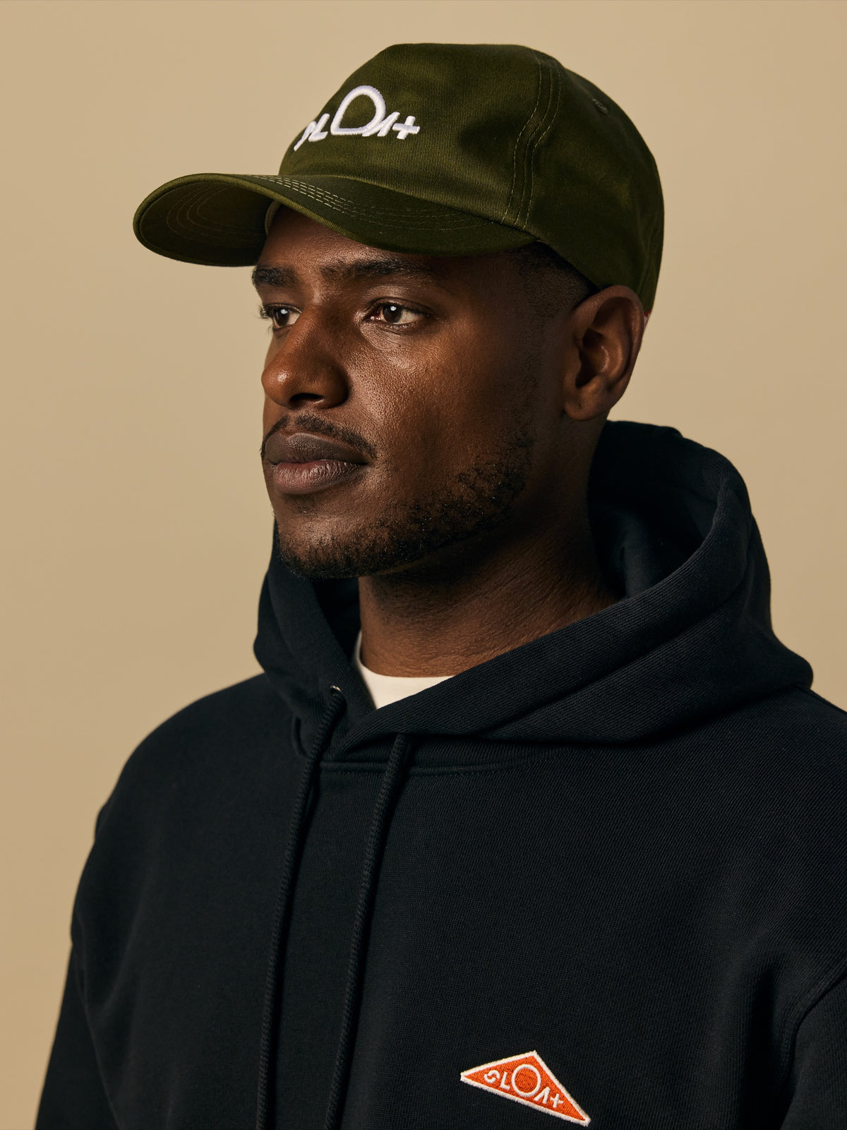 Organic Cotton Five Panel Hat in Oil Green [color:Oil Green]