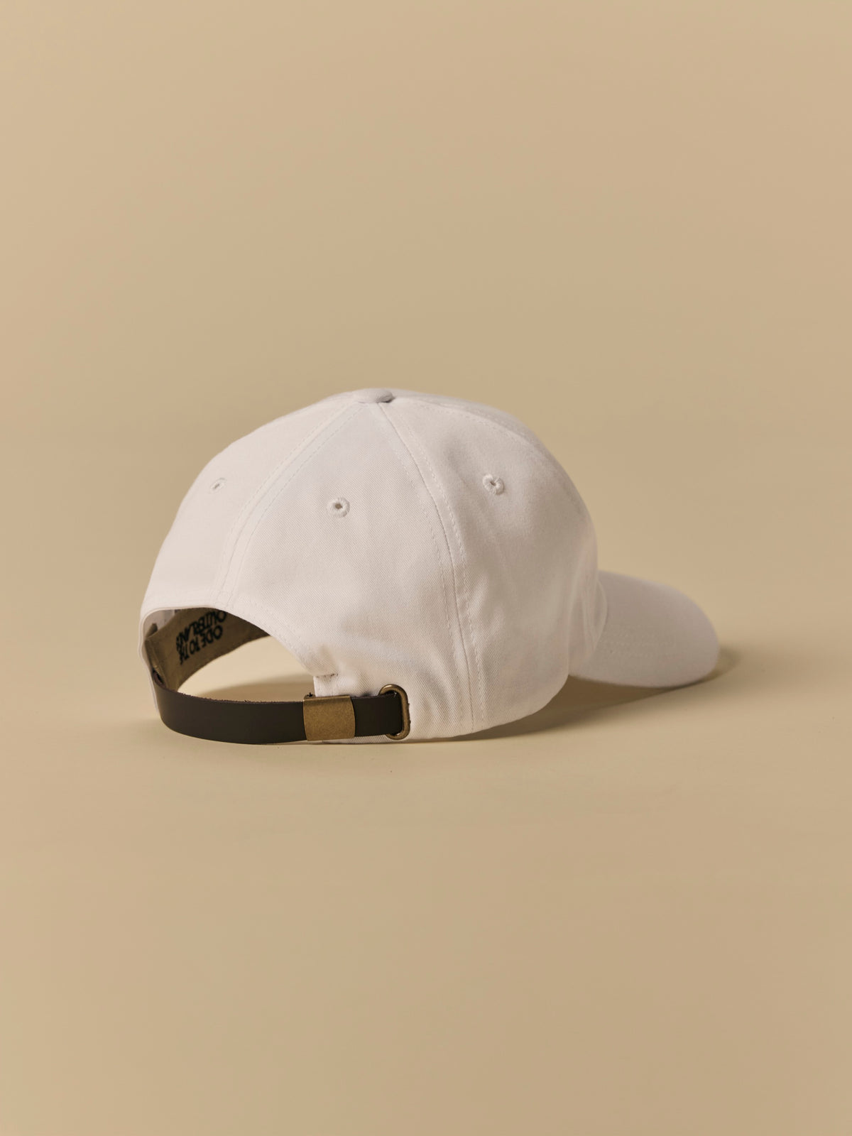 Organic Cotton Five Panel Hat in White [color:White]