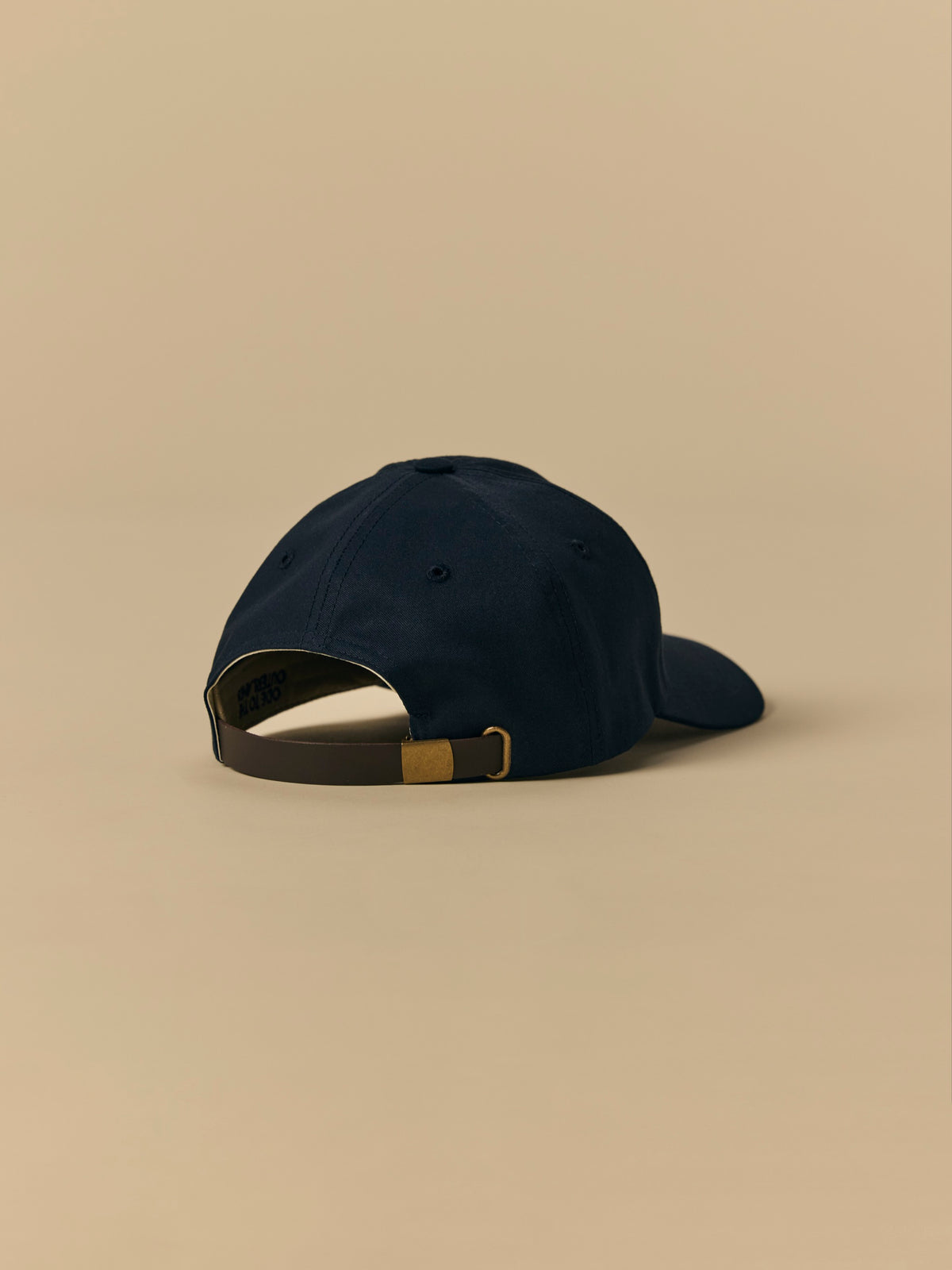 Organic Cotton Six Panel Hat in Navy [color:Navy]