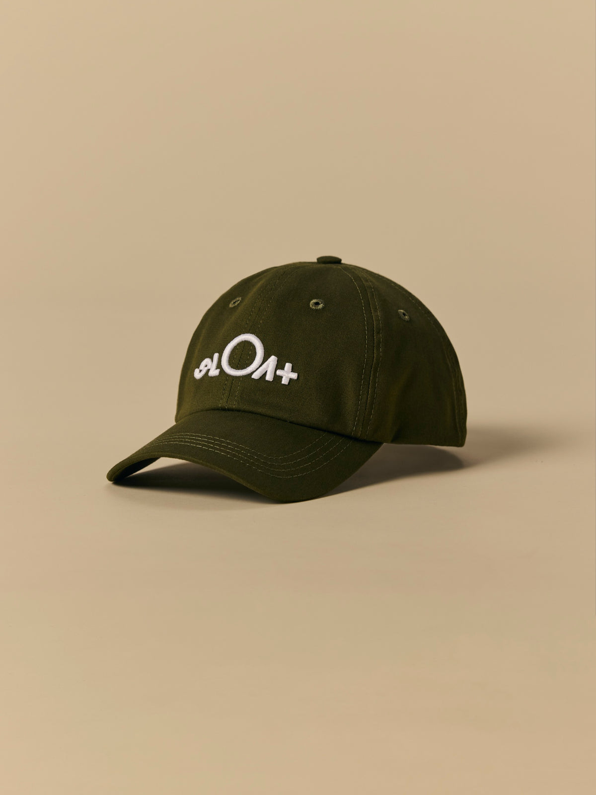 Organic Cotton Six Panel Hat in Oil Green [color:Oil Green]
