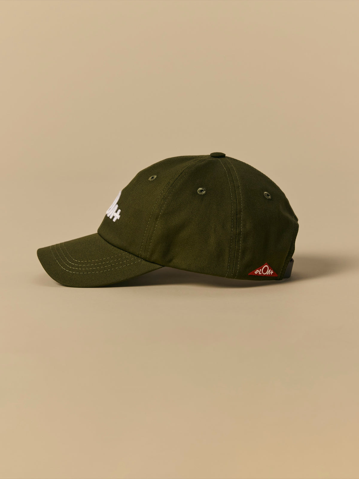 Organic Cotton Six Panel Hat in Oil Green [color:Oil Green]