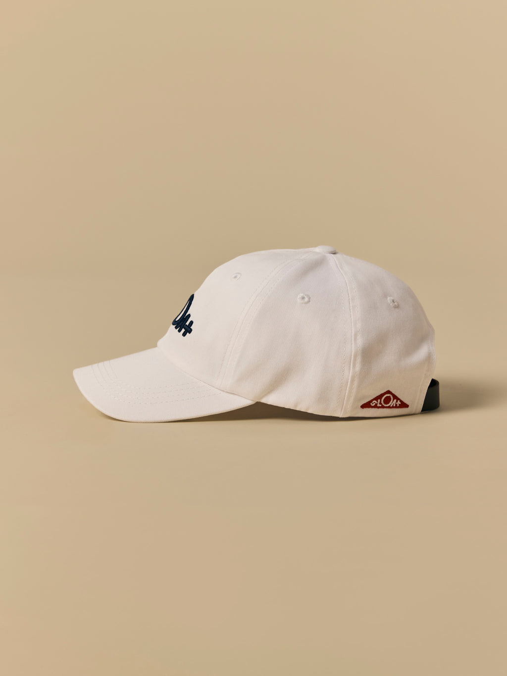 Organic Cotton Six Panel Hat in White [color:White]