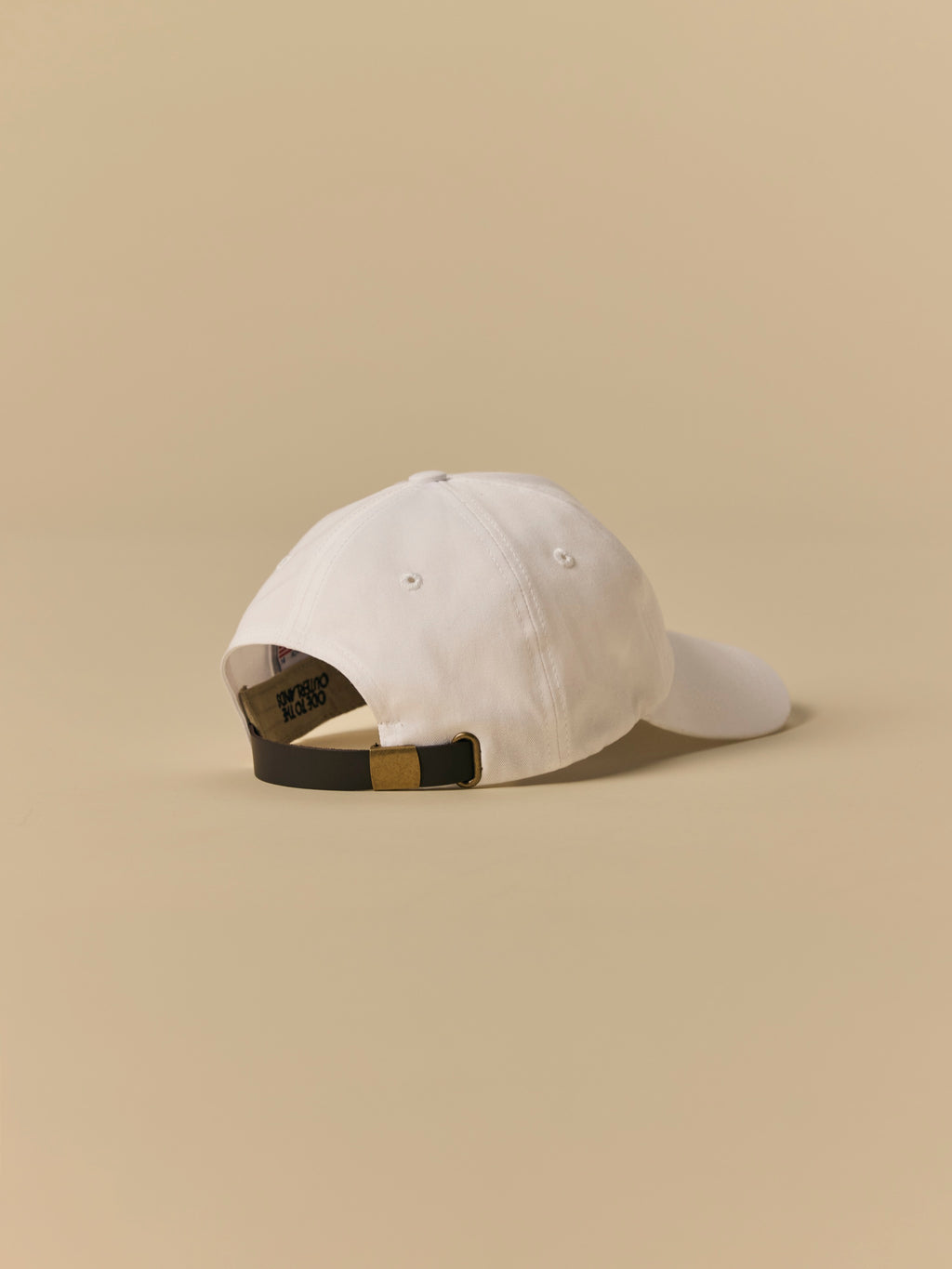 Organic Cotton Six Panel Hat in White [color:White]