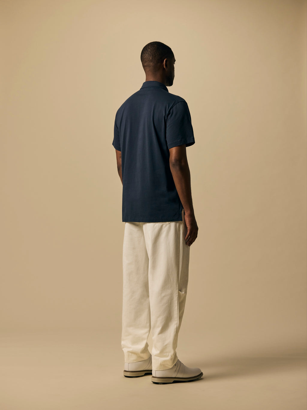 Organic Cotton Caddie Pant in Marshmallow [color:Marshmallow]