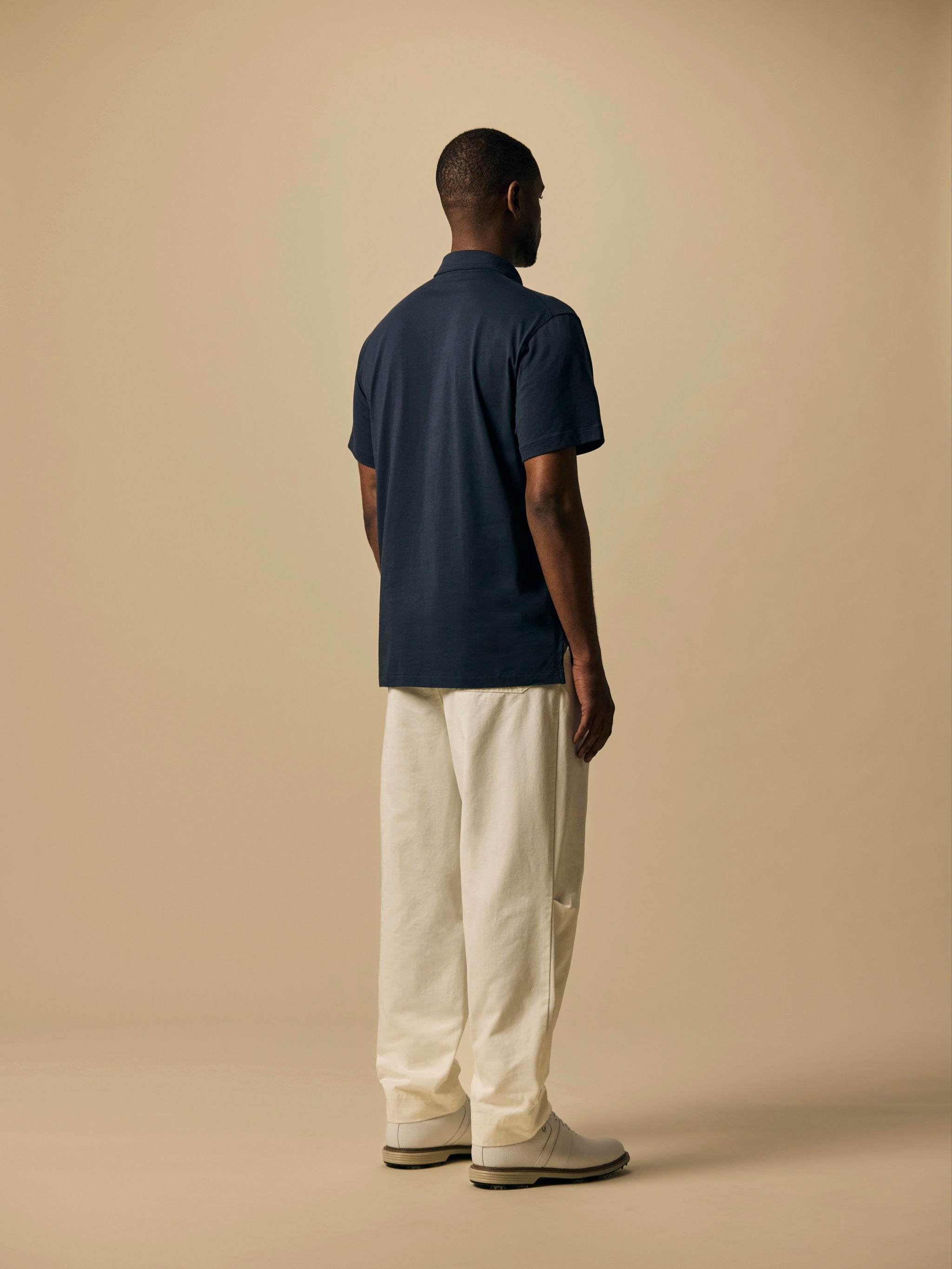 Organic Cotton Caddie Pant in Marshmallow [color:Marshmallow]