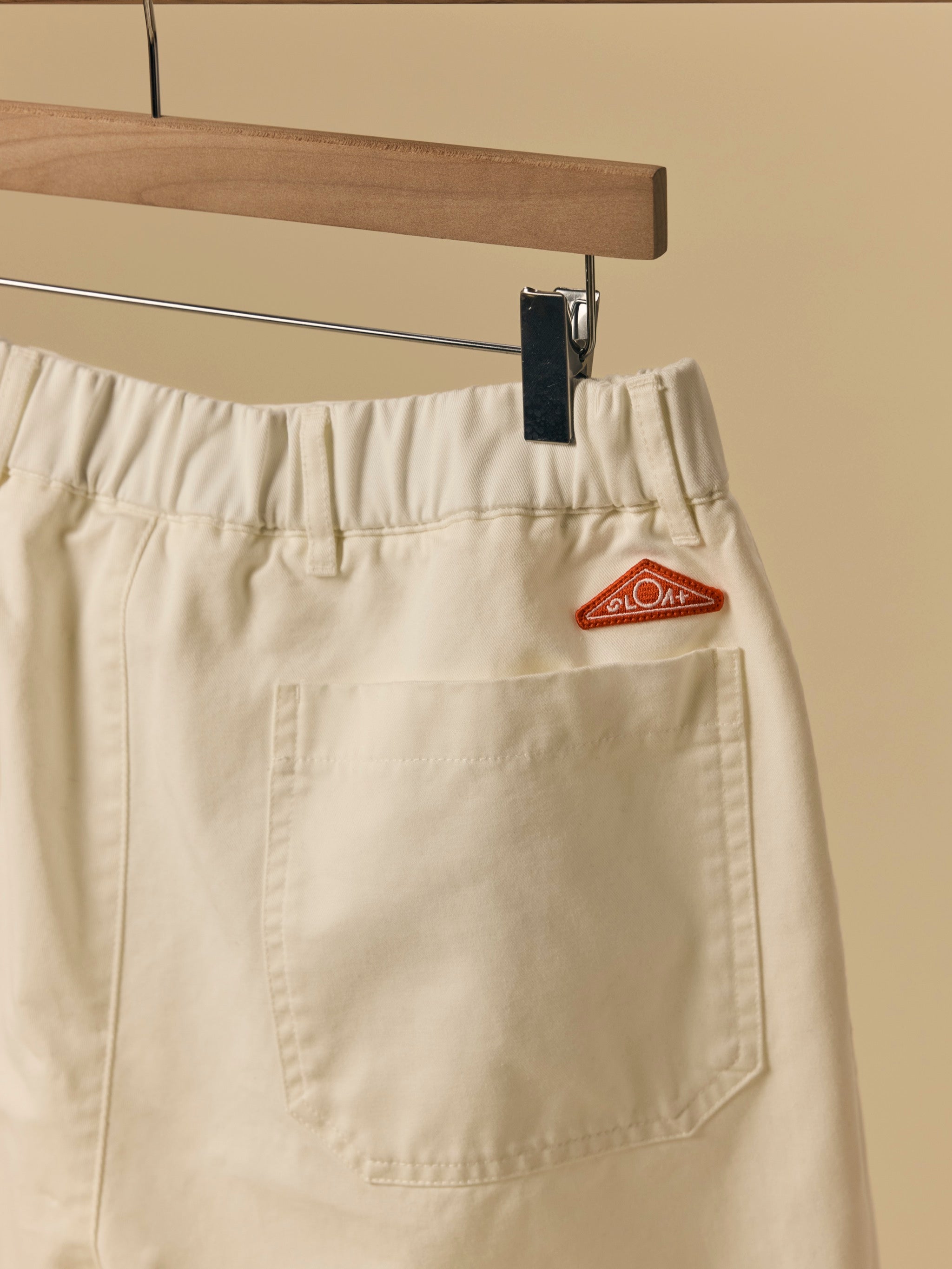 Organic Cotton Caddie Pant in Marshmallow [color:Marshmallow]