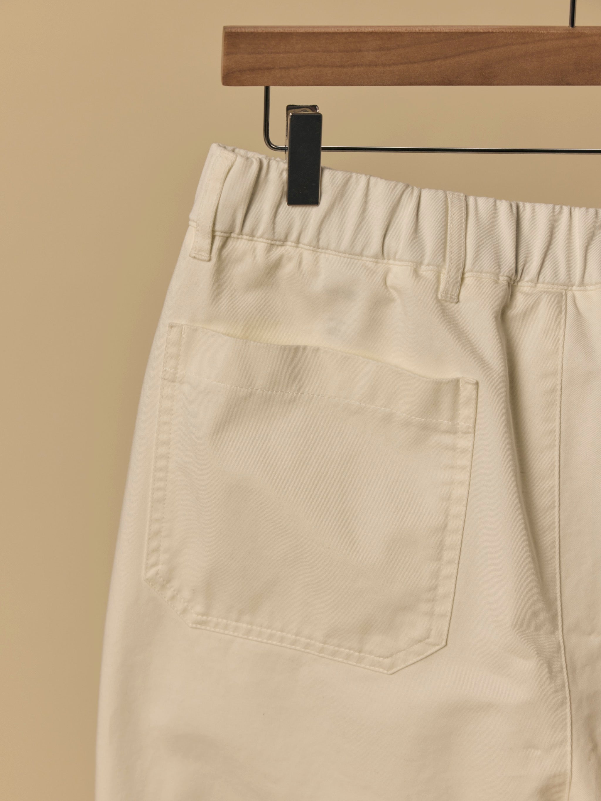 Organic Cotton Caddie Pant in Marshmallow [color:Marshmallow]