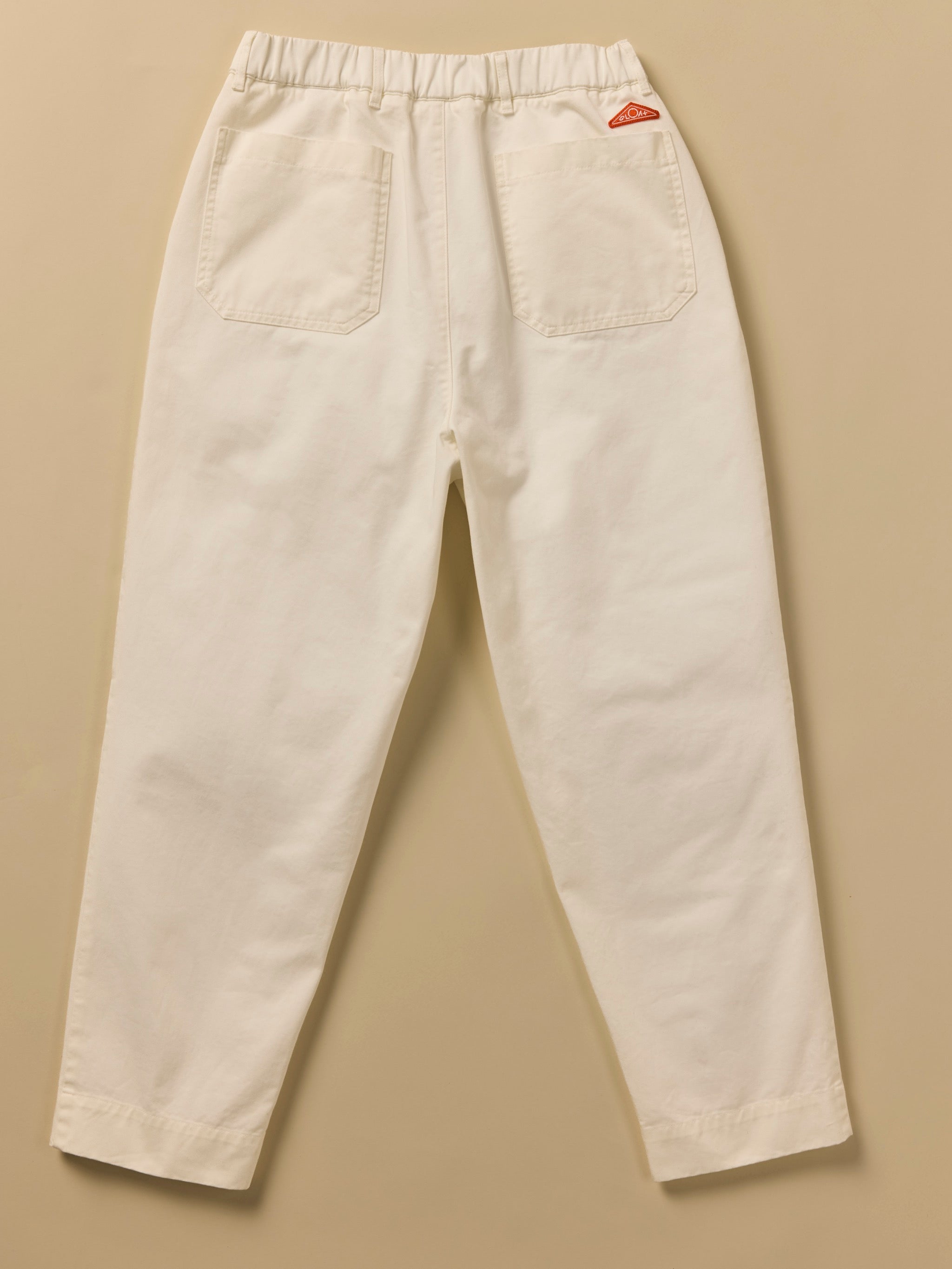 Organic Cotton Caddie Pant in Marshmallow [color:Marshmallow]