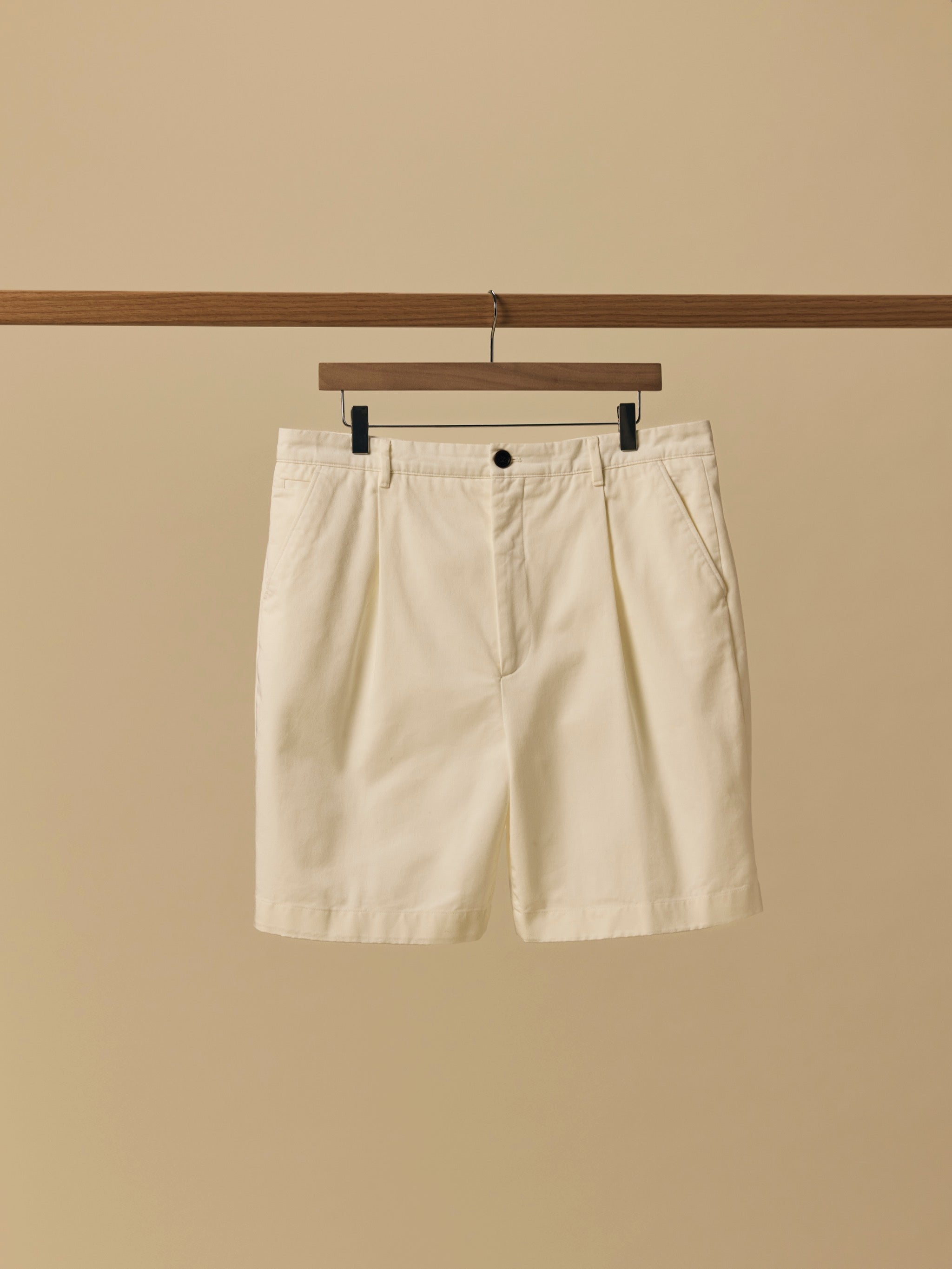 Organic Cotton Caddie Short in Marshmallow [color:Marshmallow]