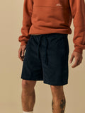 Organic Cotton Corduroy Short in Navy [color:Navy]