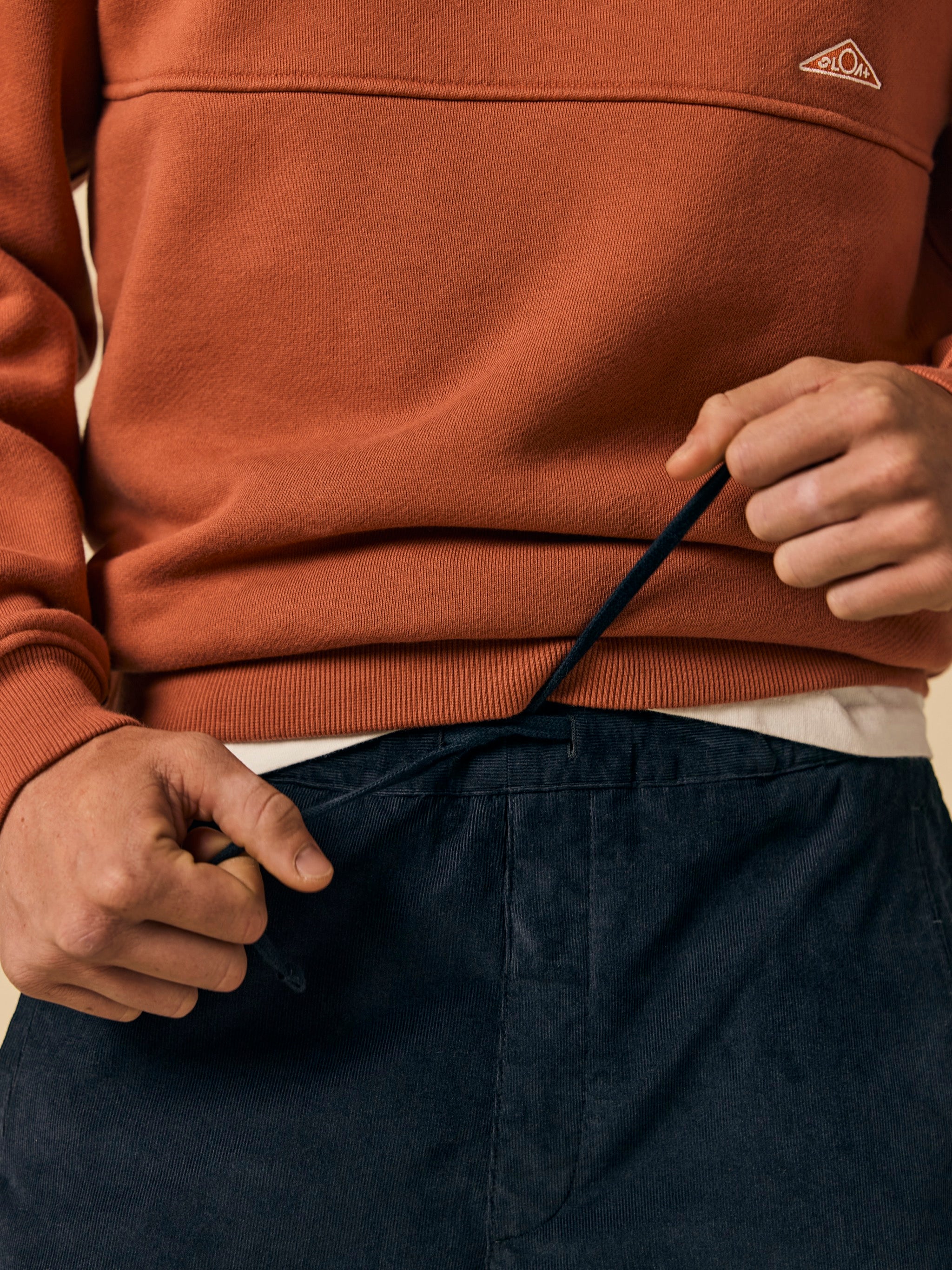 Organic Cotton Corduroy Short in Navy [color:Navy]