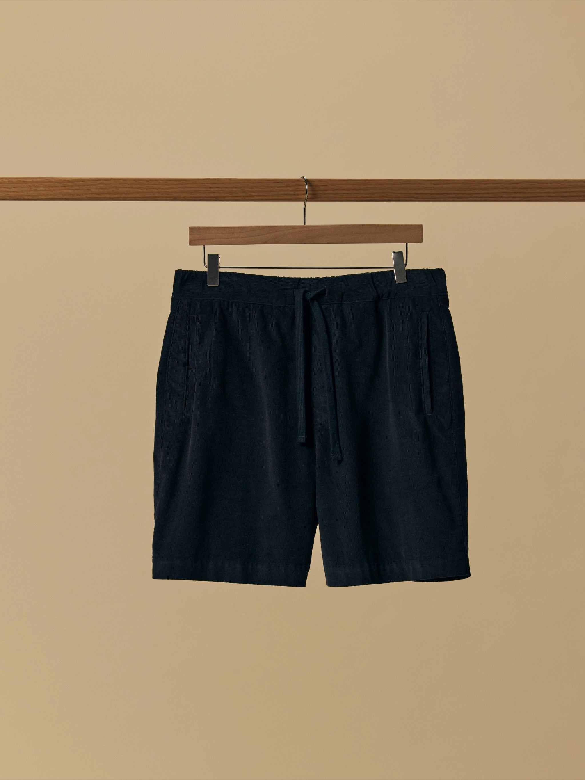 Organic Cotton Corduroy Short in Navy [color:Navy]
