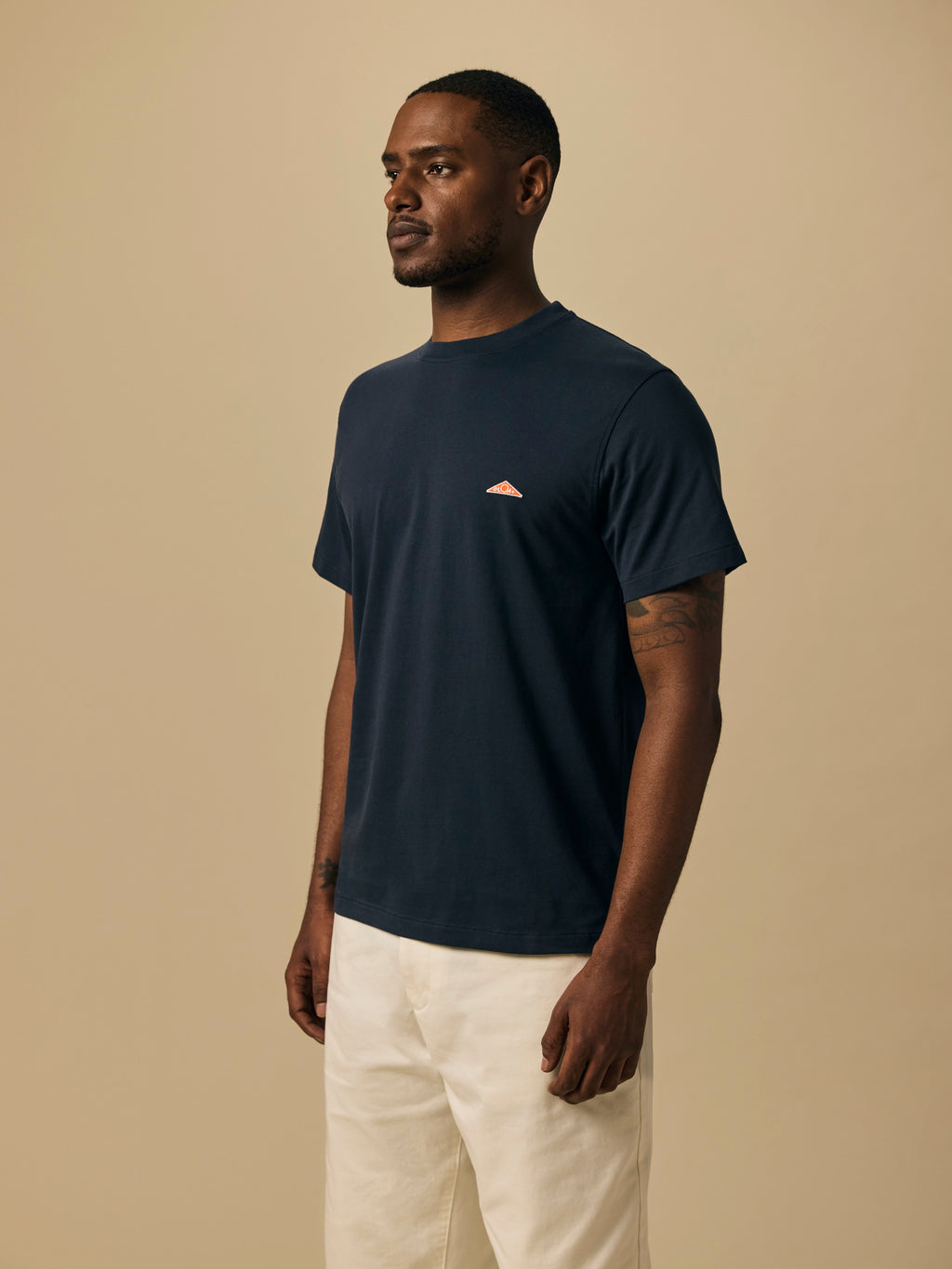 Organic Cotton T-Shirt in Navy [color:Navy]