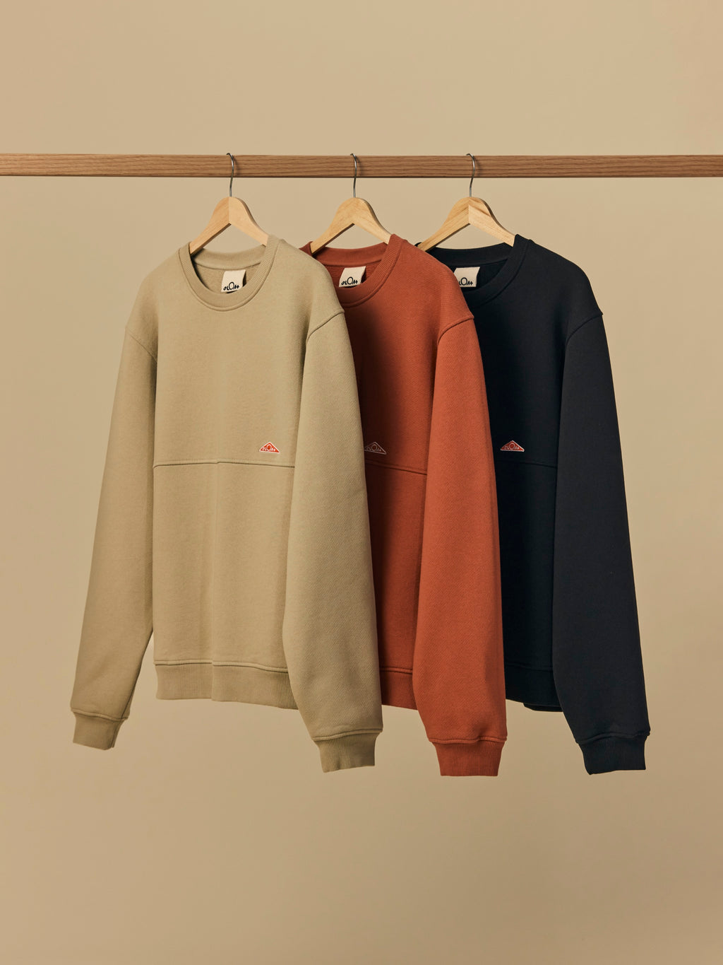 Organic Cotton Fleece Crewneck — lifestyle