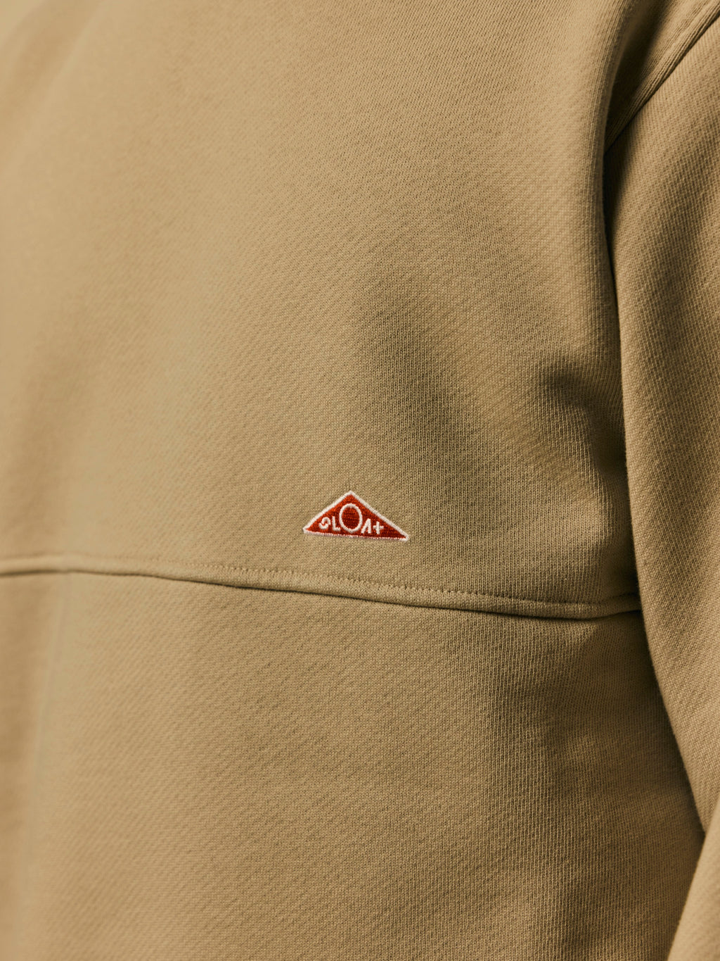 Organic Cotton Fleece Crewneck in Aluminum [color:Aluminum]