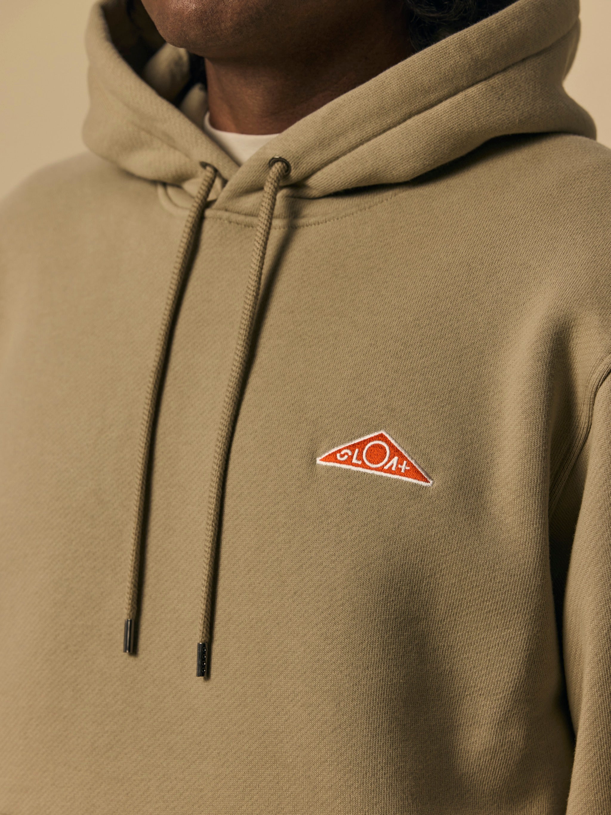 Organic Cotton Fleece Hoodie in Aluminum [color:Aluminum]