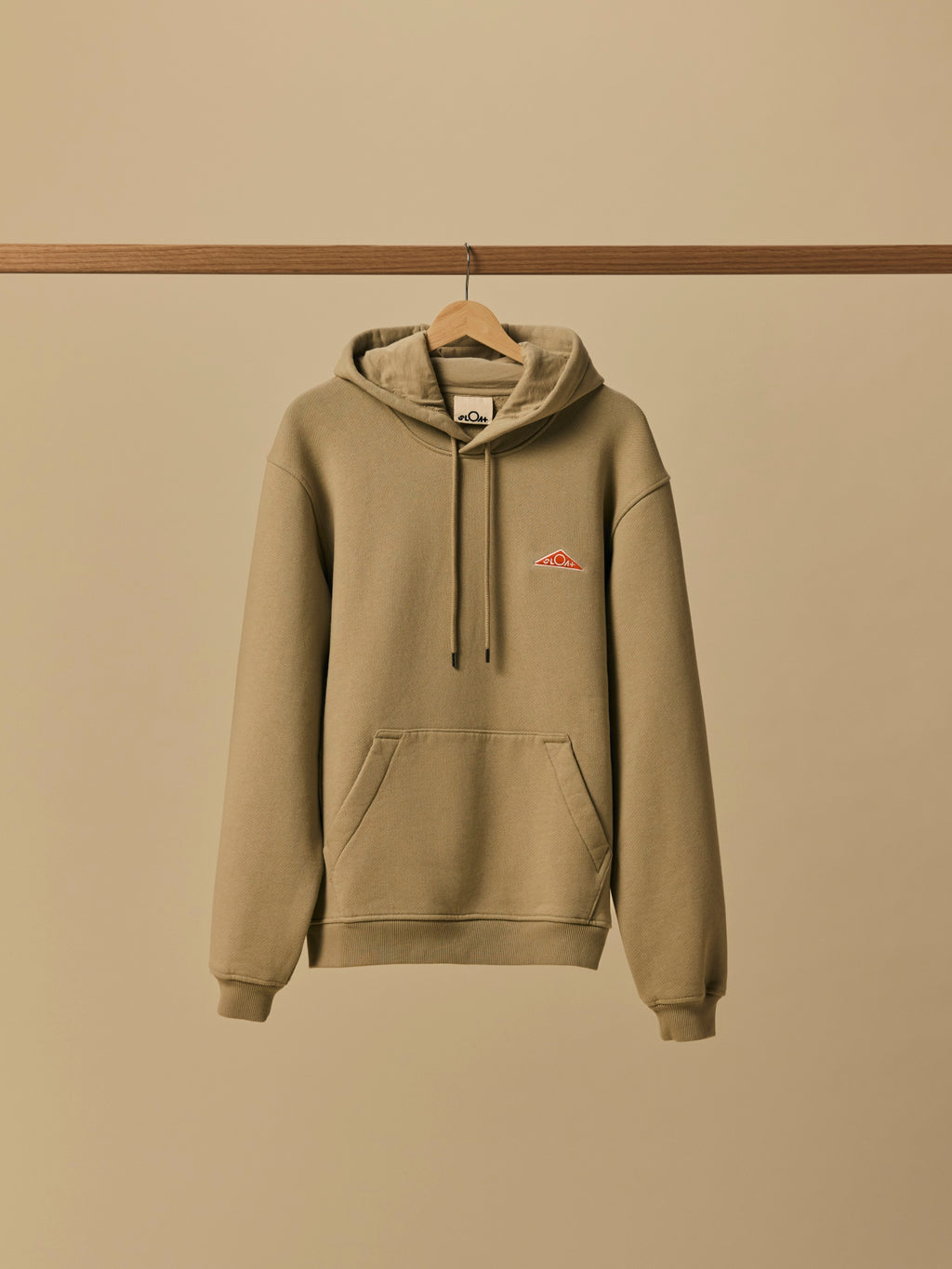 Organic Cotton Fleece Hoodie in Aluminum [color:Aluminum]
