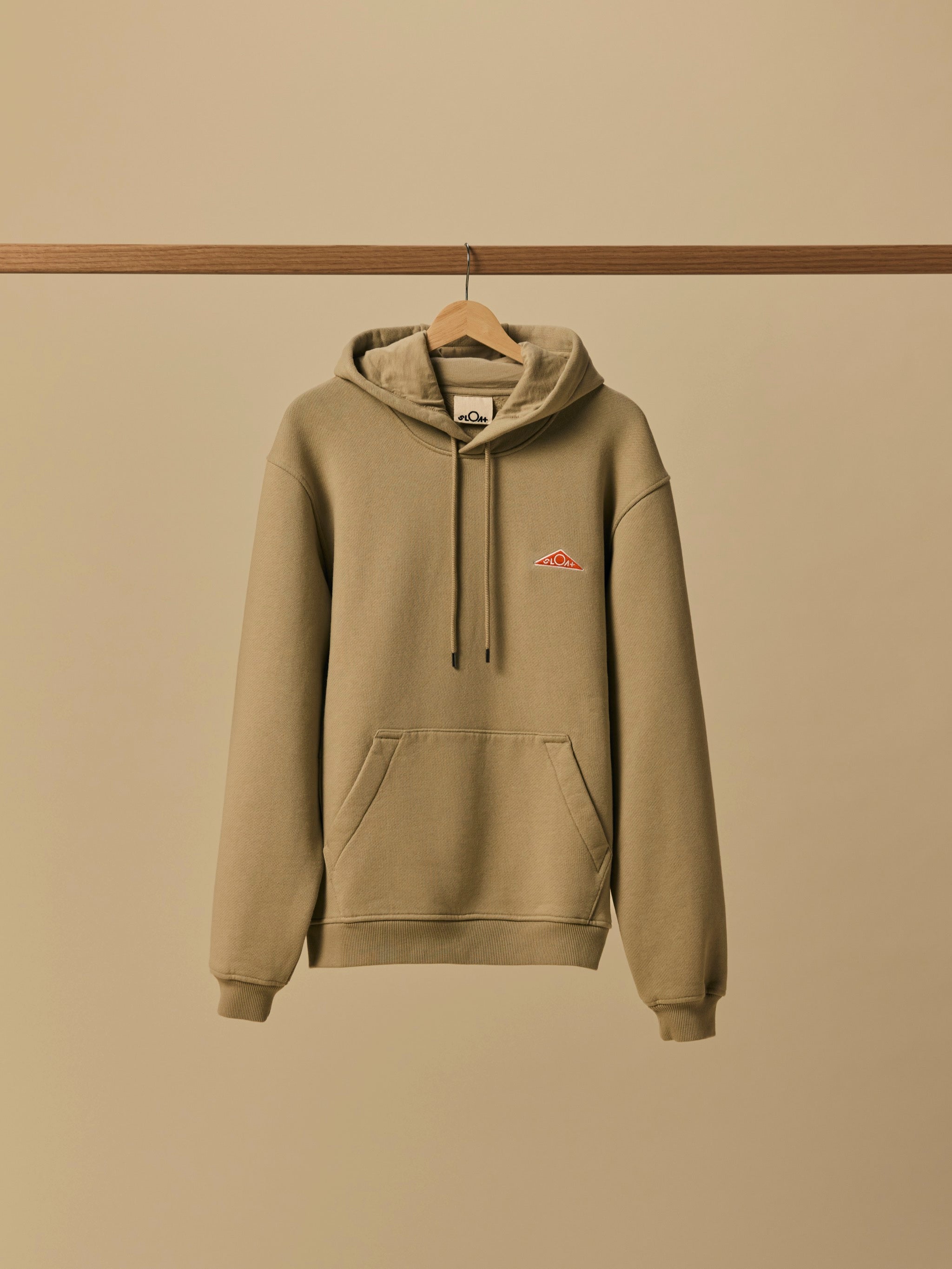 Organic Cotton Fleece Hoodie in Aluminum [color:Aluminum]