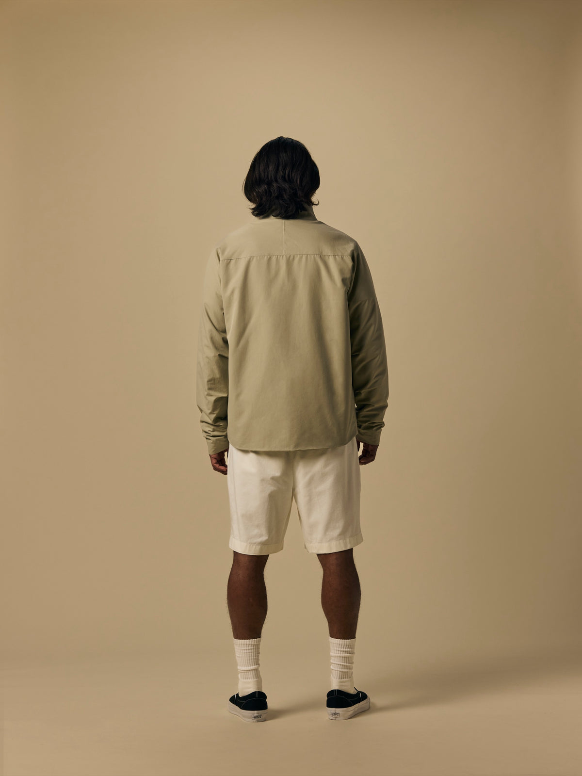 Organic Ventile Windbreaker in Stone [color:Stone]