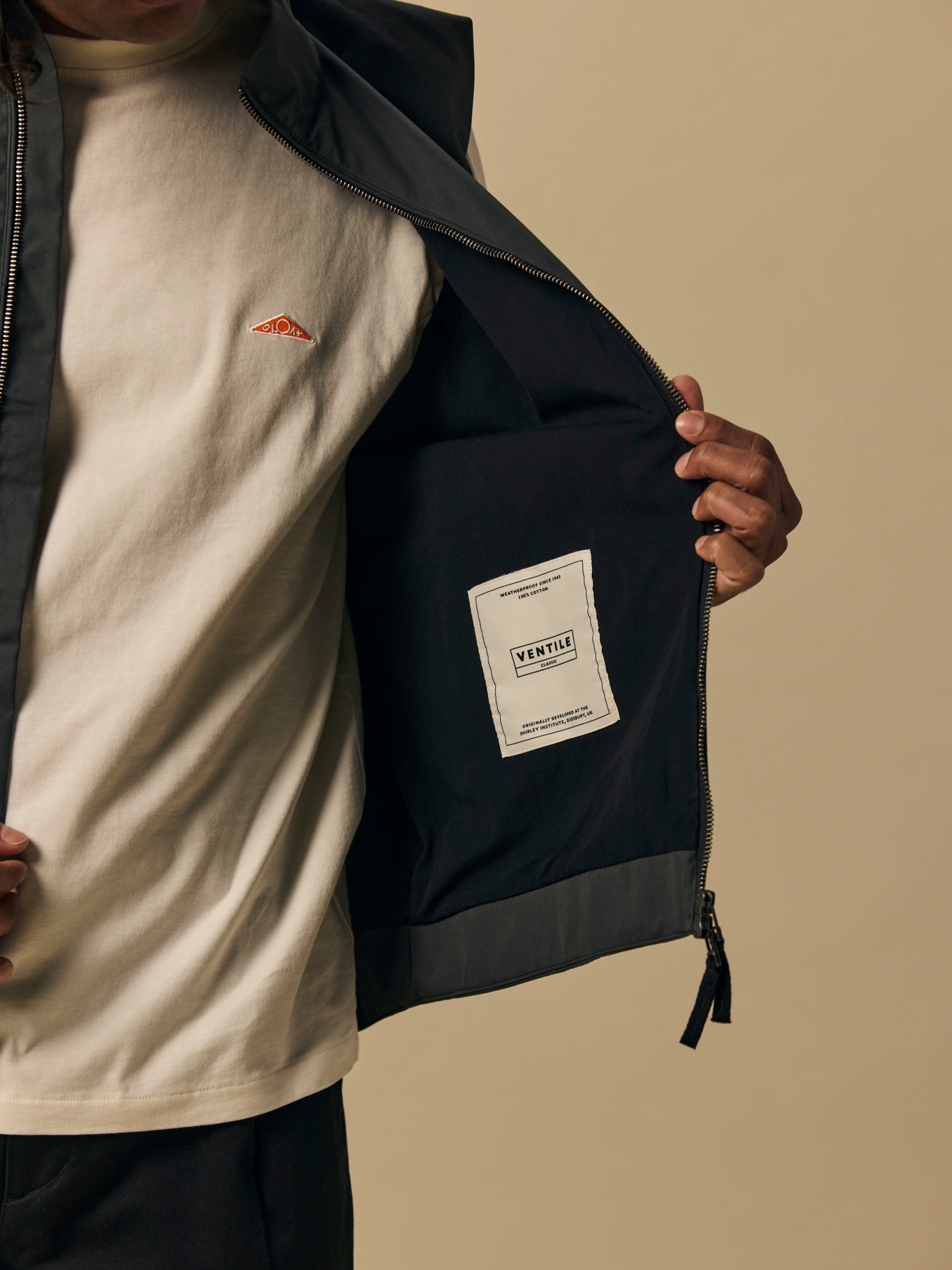 Organic Ventile Vest in Charcoal [color:Charcoal]