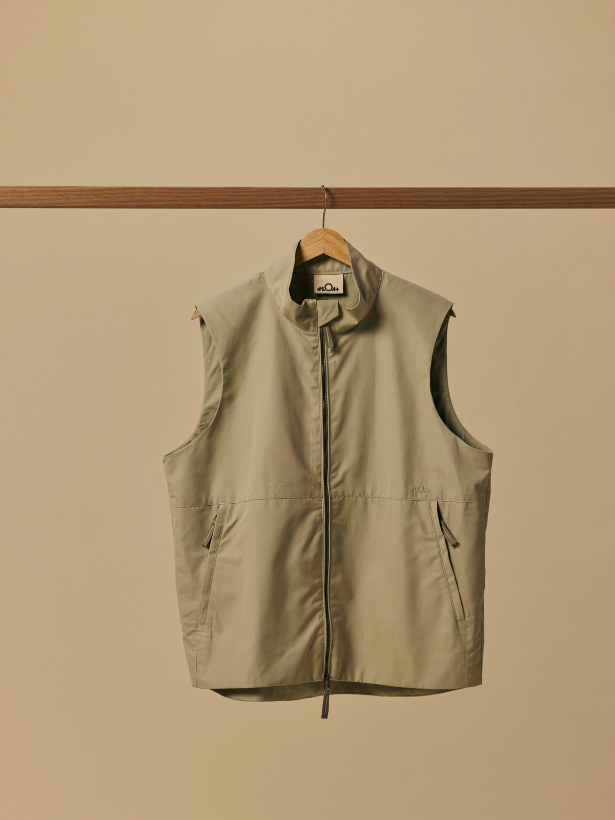 Organic Ventile Vest in Stone [color:Stone]