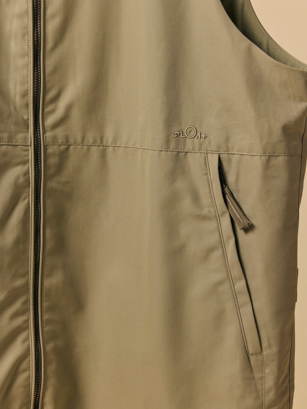Organic Ventile Vest in Stone [color:Stone]