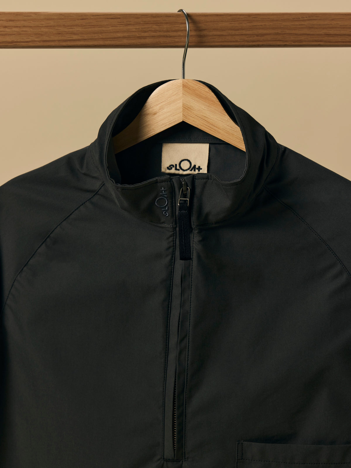 Organic Ventile Wind Shirt in Black [color:Black]