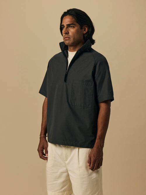 Organic Ventile Wind Shirt in Charcoal [color:Charcoal]